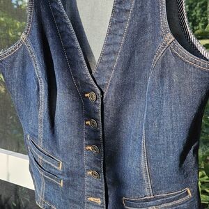 Classic Blue Denim Vest